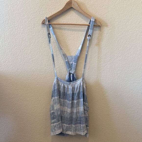 NWT Free People Plaid Breeze Suspender Dress size 8 - Picture 5 of 10